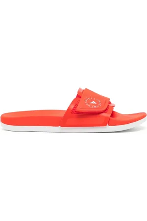 adidas Pantoletten mit Logo-Riemen