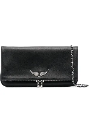 Zadig & Voltaire Schultertasche mit Logo-Schild