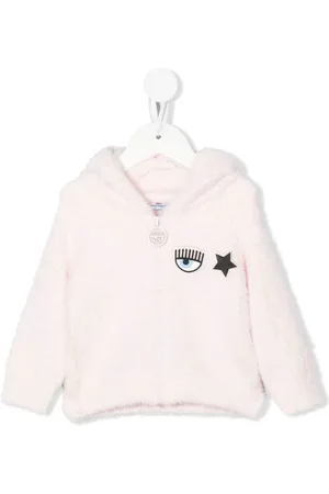 Chiara Ferragni Flauschige Eyestar Kapuzenjacke