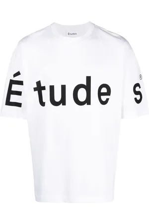 Etudes T-Shirt aus Bio-Baumwolle mit Logo-Print
