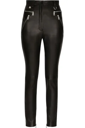Dolce & Gabbana Hose aus Faux-Leder