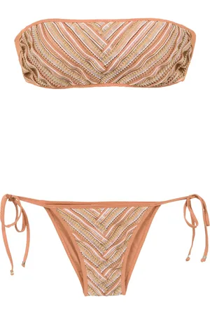 AMIR SLAMA Bikini mit Print