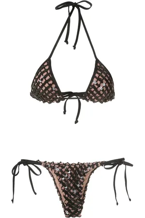 AMIR SLAMA Bikini mit Pailletten