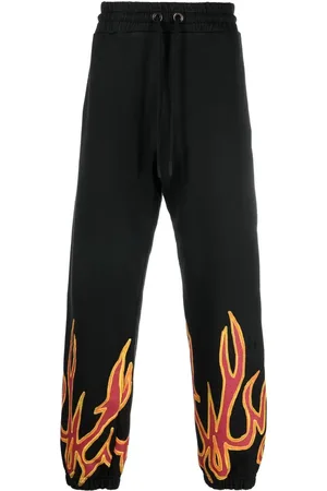 Palm Angels Jogginghose mit Flammendetail