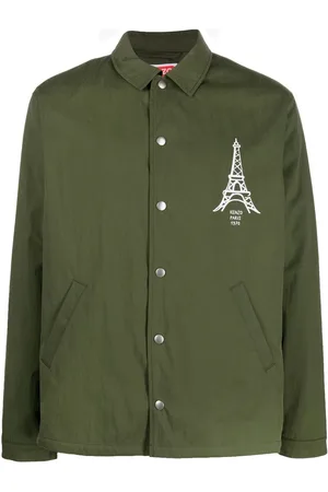 Kenzo Hemdjacke mit Logo-Print