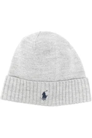 Ralph Lauren Strickmütze mit Logo-Stickerei