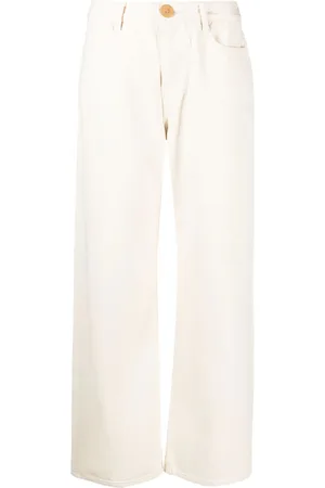 Low Classic Weite High-Waist-Jeans