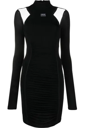 VERSACE Minikleid mit Netzeinsatz