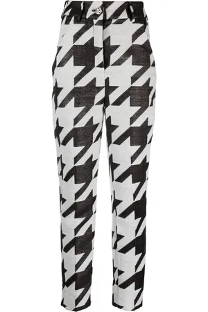 Philipp Plein Hose mit Hahnentrittmuster