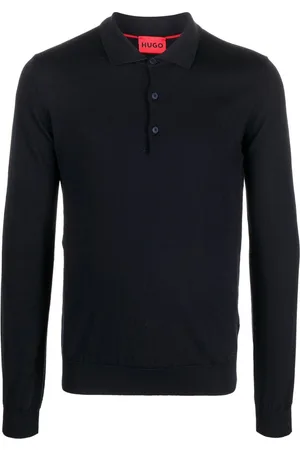 HUGO BOSS Langärmeliges Poloshirt
