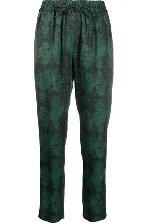Aspesi Cropped-Hose mit grafischem Print