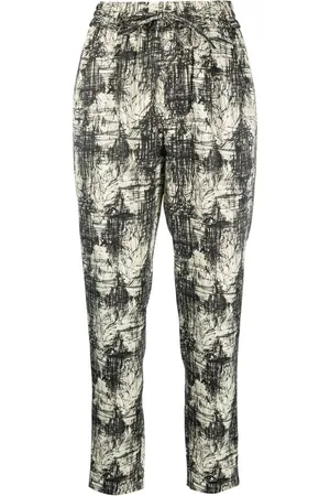 Aspesi Cropped-Hose mit grafischem Print