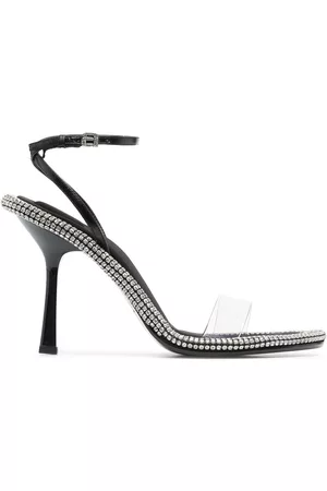 Alexander Wang Damen Sandalen - Sandalen mit Kristallen 105mm