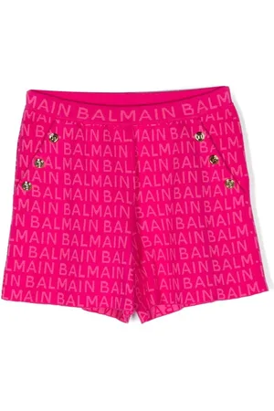 Balmain Shorts mit Logo-Print