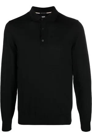 HUGO BOSS Poloshirt mit langen Ärmeln
