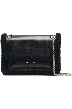 Marni Schultertasche mit Shearling