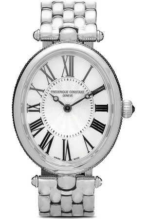 Frederique Constant Damen Schmuck - Ovale Art Déco Armbanduhr, 30 x 25mm