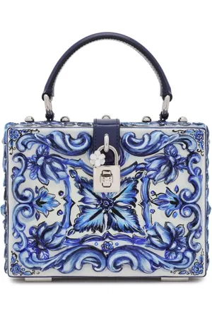 Dolce & Gabbana Dolce Box Tasche mit Majolica-Print