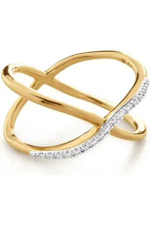 Monica Vinader Riva Diamond Kiss Ring