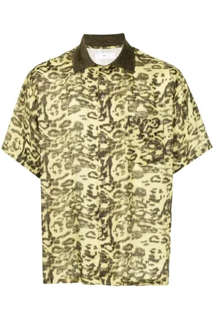 TOGA VIRILIS Hemd mit Leoparden-Print