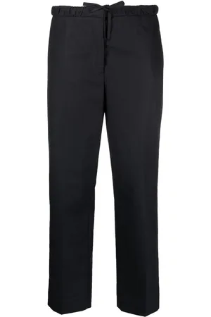 Jil Sander Cropped-Hose mit Kordelzug