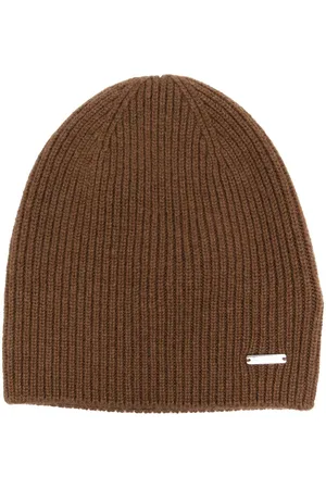 Woolrich Gerippte Beanie aus Kaschmir