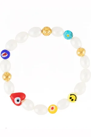 Nialaya Armband mit Perlen