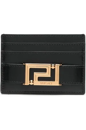 VERSACE Kartenetui mit Logo-Schild