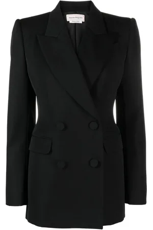 Alexander McQueen Doppelreihiger Wollblazer