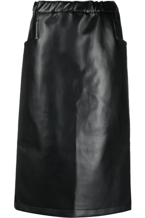 Comme des Garçons Minirock aus Faux-Leder