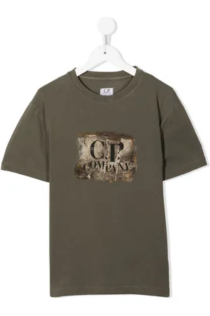 C.P. Company TEEN T-Shirt mit Logo-Print