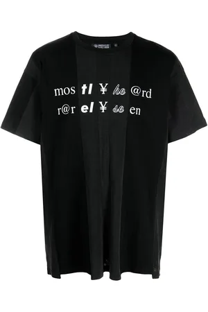 MOSTLY HEARD RARELY SEEN T-Shirt mit Text-Print
