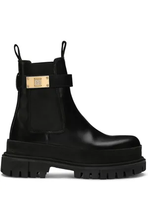 Dolce & Gabbana Stiefeletten mit Logo-Riemen