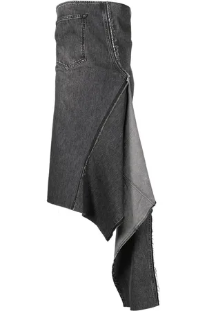 Litkovskaya Asymmetrisches Jeanskleid