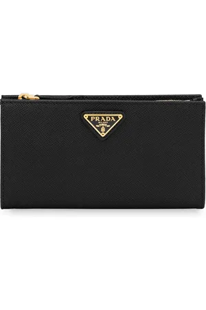 Prada Portemonnaie mit Logo-Schild