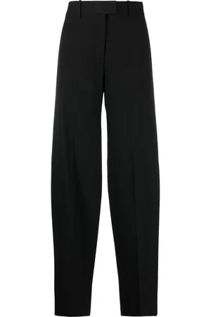 The Attico High-Waist-Hose mit weitem Bein