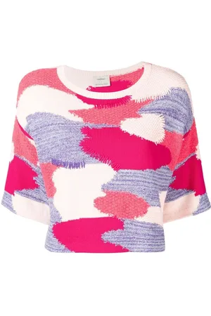 Onefifteen Strickoberteil im Patchwork-Look