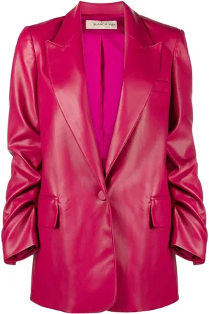 BLANCA Blazer aus Faux-Leder