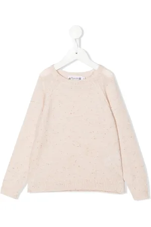 BONPOINT Kaschmirpullover mit rundem Ausschnitt