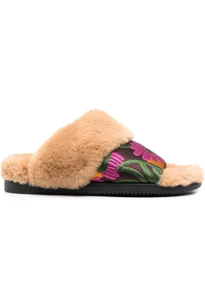 La DoubleJ Pantoletten aus Faux Fur
