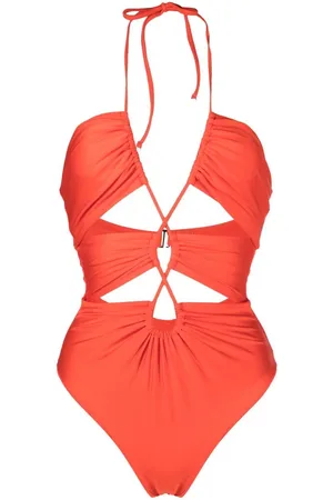 Noire Swimwear Badeanzug mit tiefem V-Ausschnitt