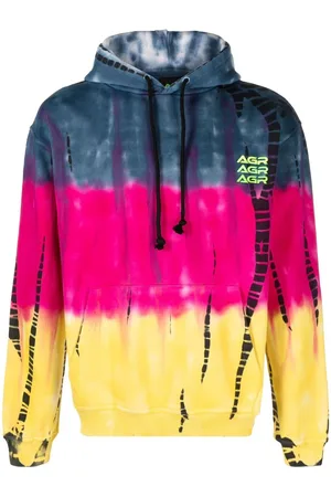 AGR Hoodie mit Batikmuster