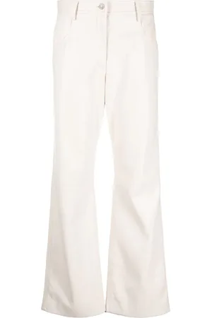 Msgm Hoch sitzende Hose aus Faux-Leder