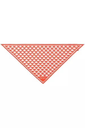 Prada Damen Schals - Seidenschal mit geometrischem Print