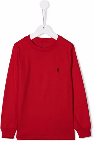 Ralph Lauren Langarmshirt mit Logo-Stickerei