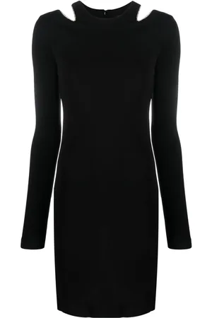 Roberto Cavalli Minikleid mit Kristallverzierung