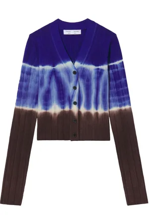 Proenza Schouler Cardigan mit Batikmuster
