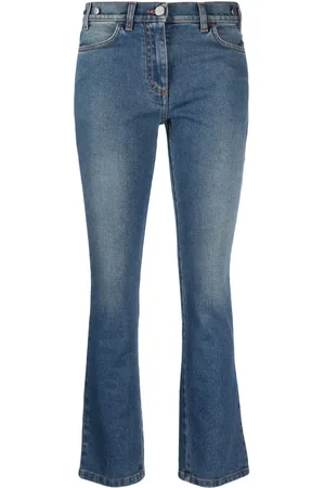 Serafini Halbhohe Cropped-Jeans