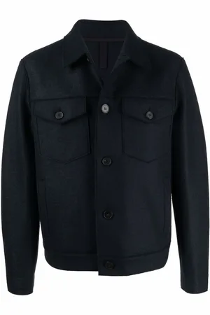 Harris Wharf London Jacke aus Schurwollfilz