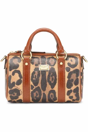 Dolce & Gabbana Kleine Crespo Umhängetasche mit Leoparden-Print